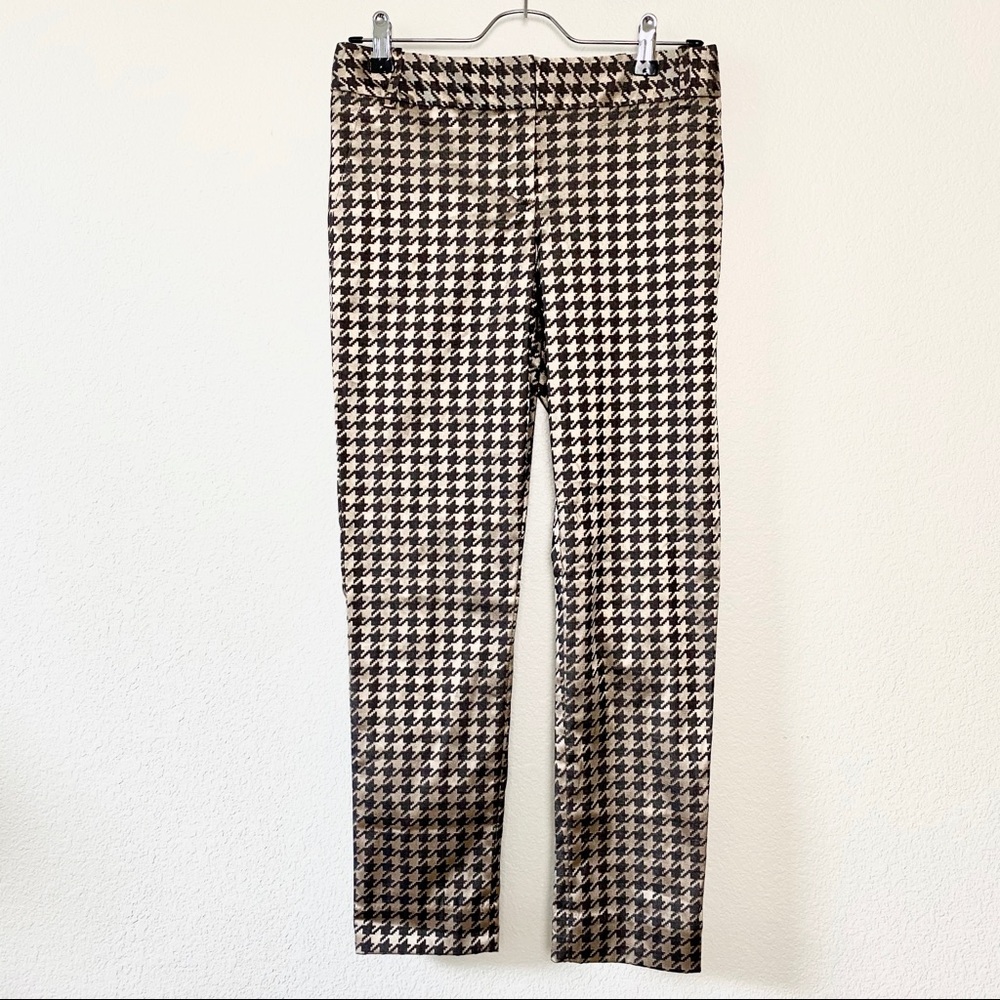 The Limited slim straight gold and brown pants